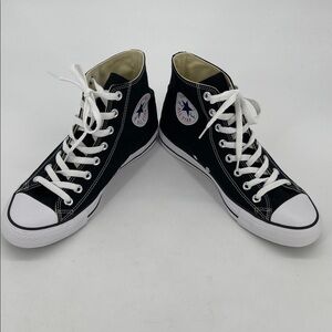 Converse Chuck Taylor Unisex Black High-Tops Women 10/Men 8